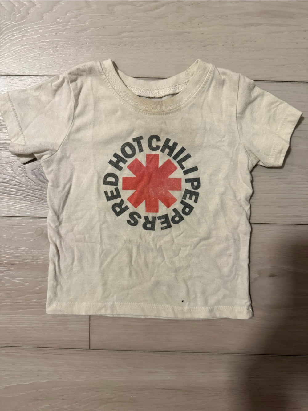 Red Hot Chili Peppers Toddler Cream Graphic Band Tee